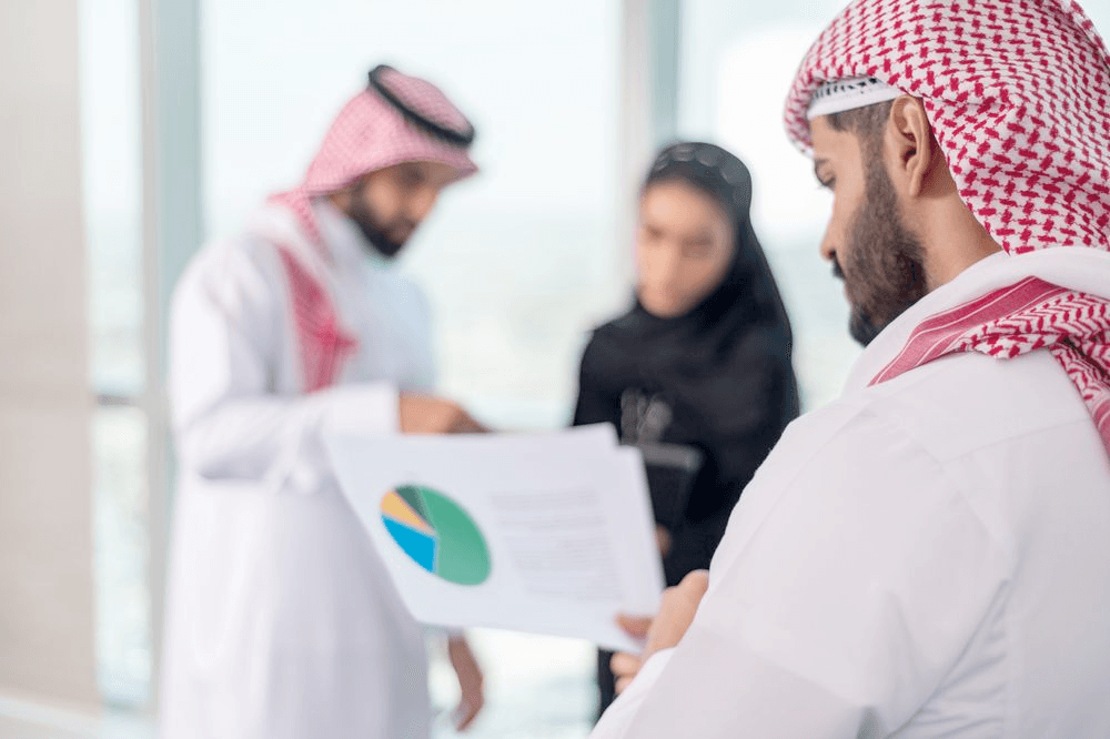 Tawarroq Financial Consulting team meeting